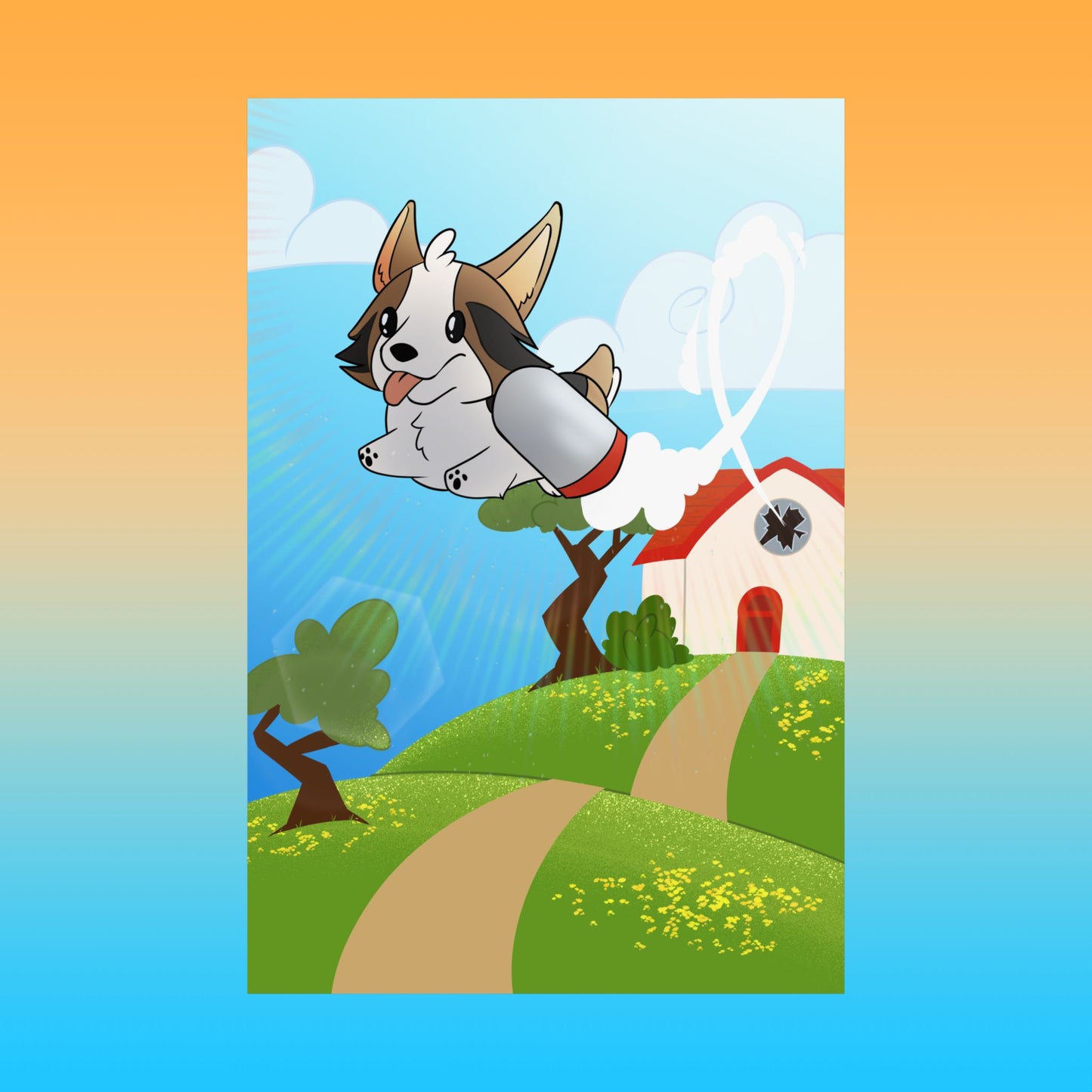Fat Butters Matte Vertical Poster