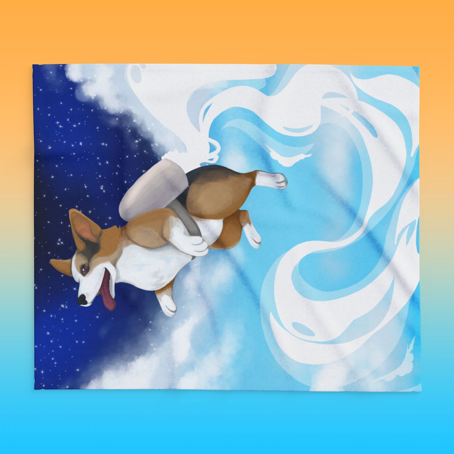 Fat Butters Fleece Blanket