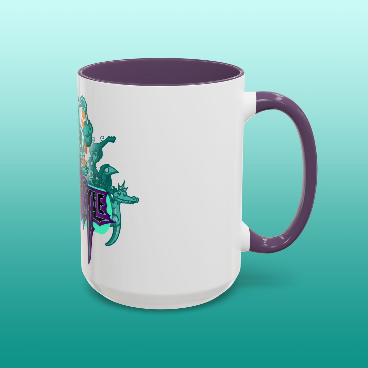 Spite Castle White Accent Mug