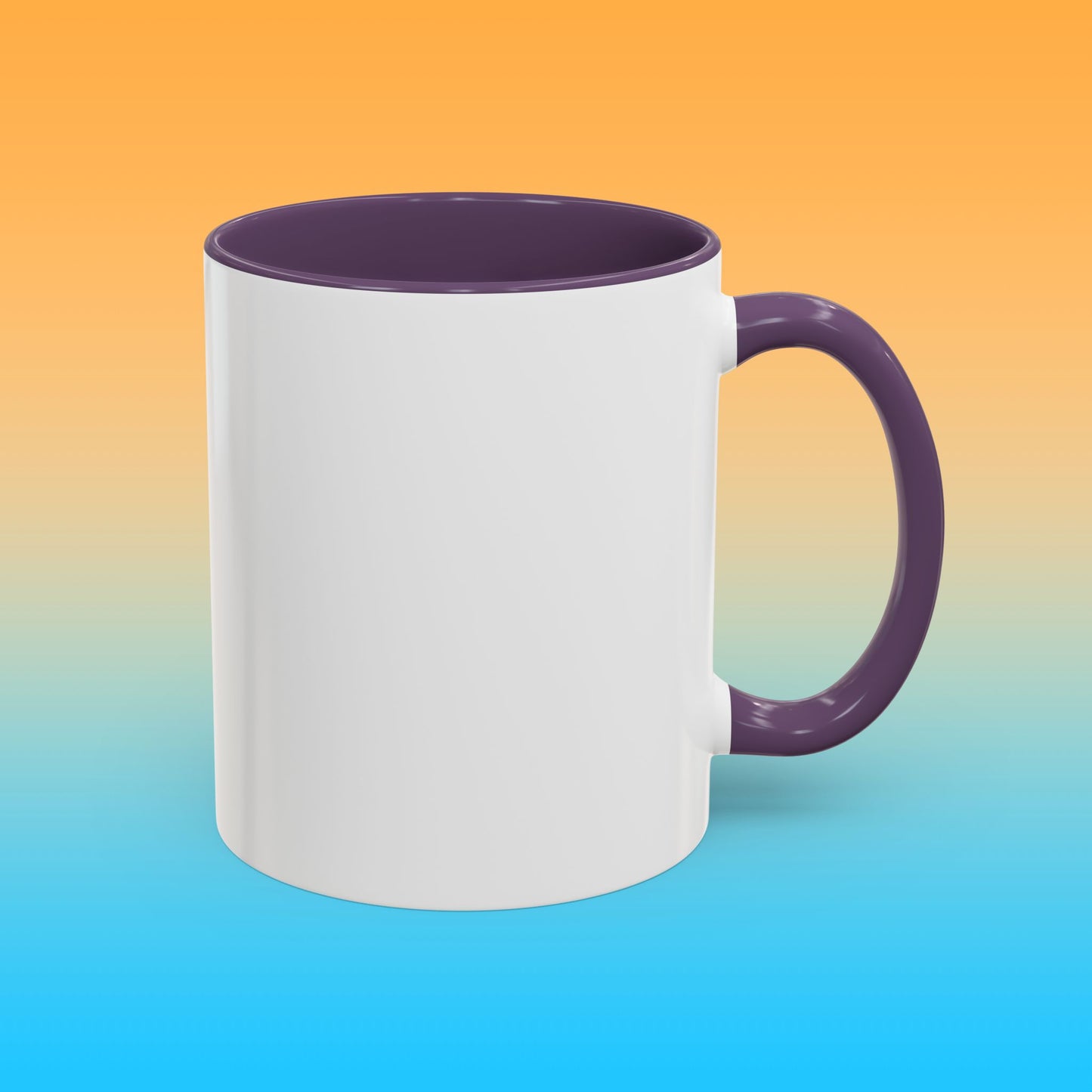 Fat Butters White Accent Mug