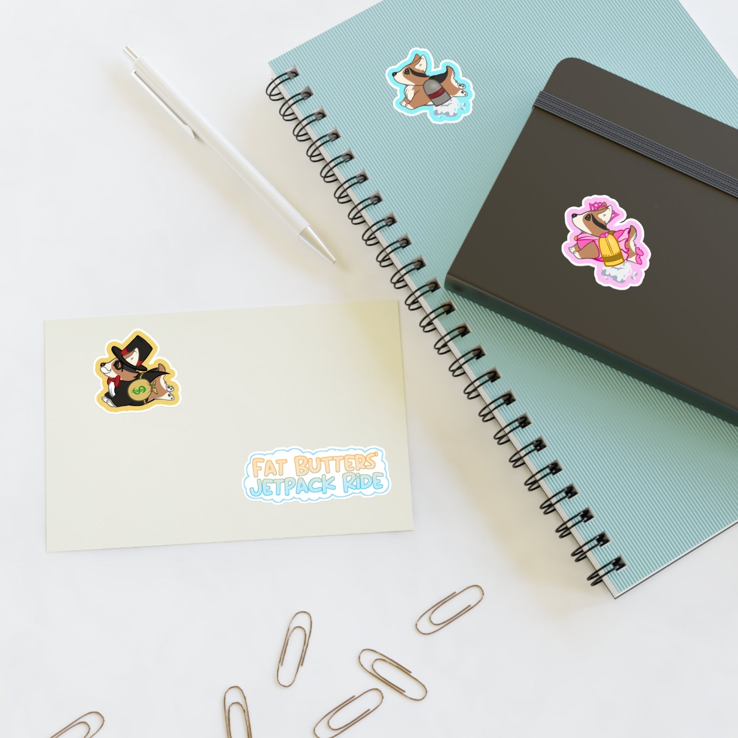 Pastel Butters Sticker Sheet