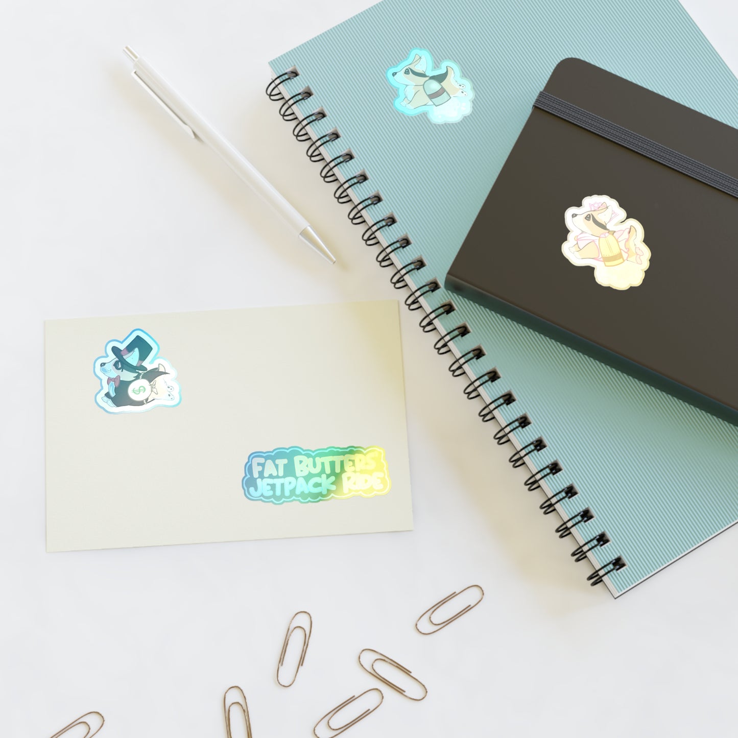 Pastel Butters Sticker Sheet