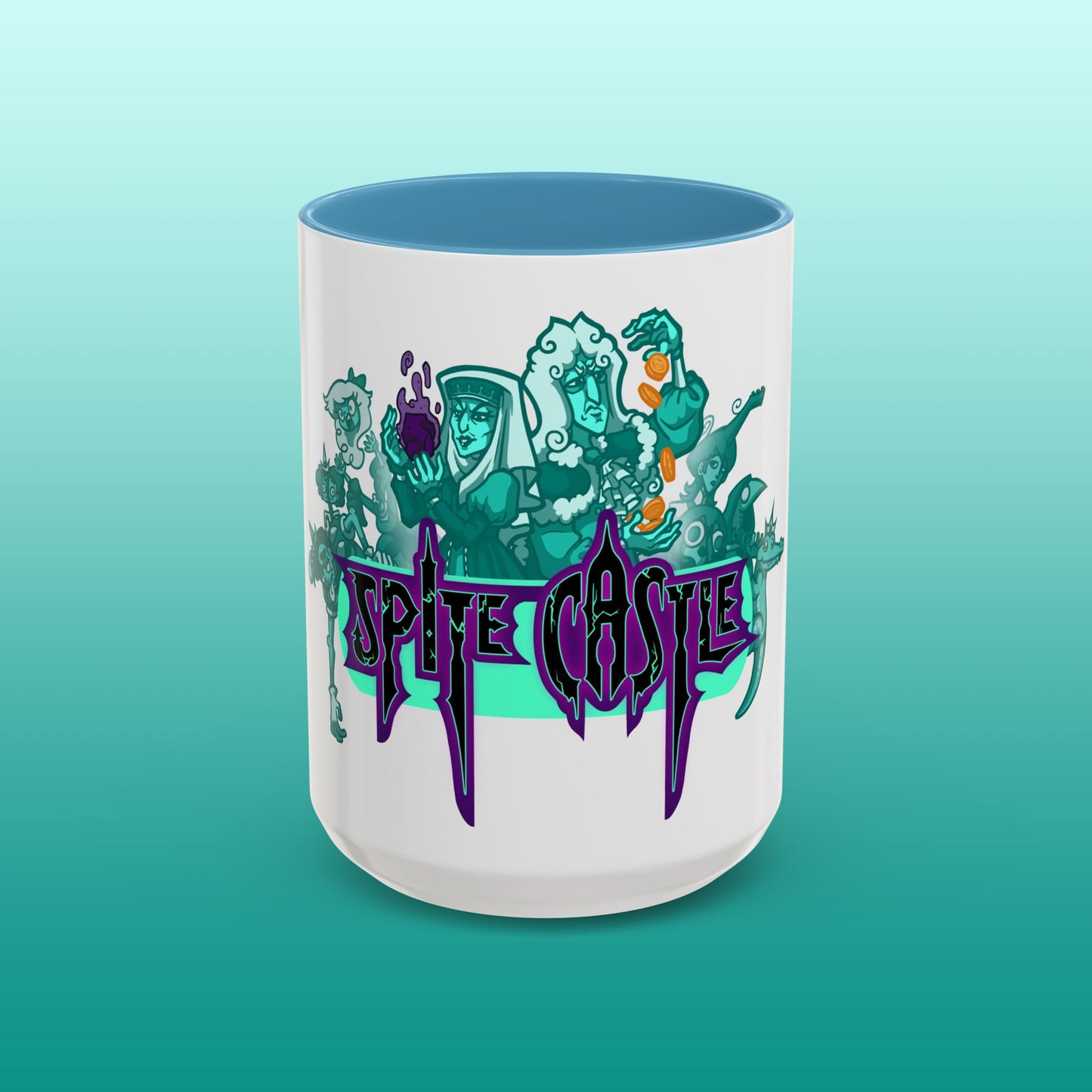 Spite Castle White Accent Mug
