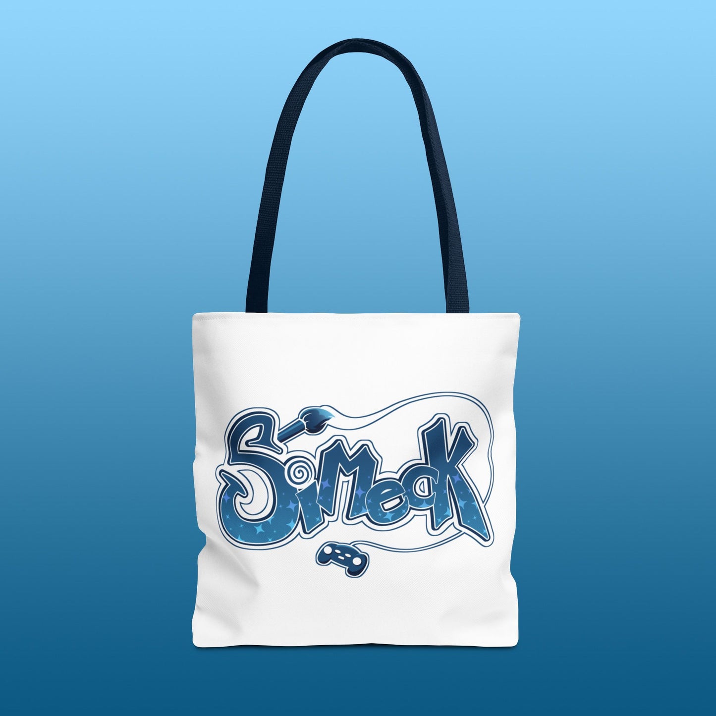 Simeck Blue Tote Bag