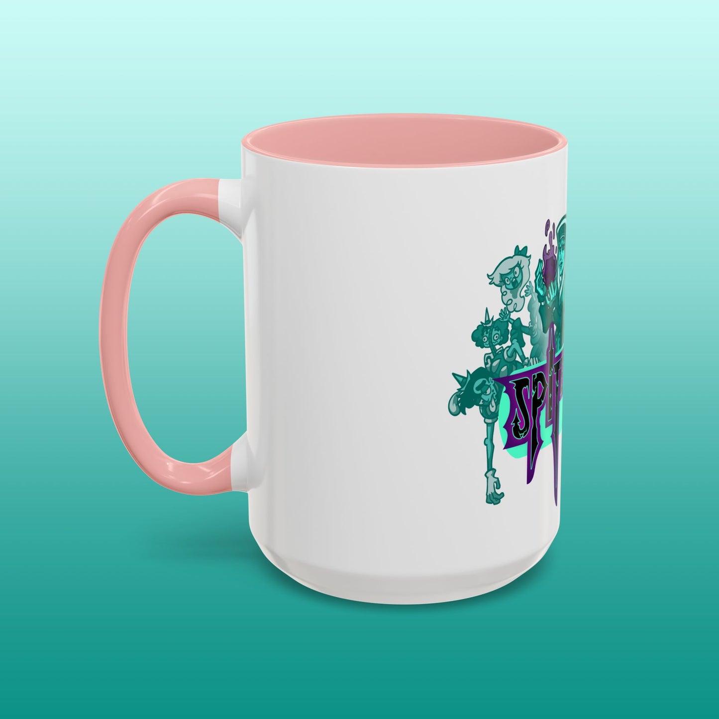 Spite Castle White Accent Mug