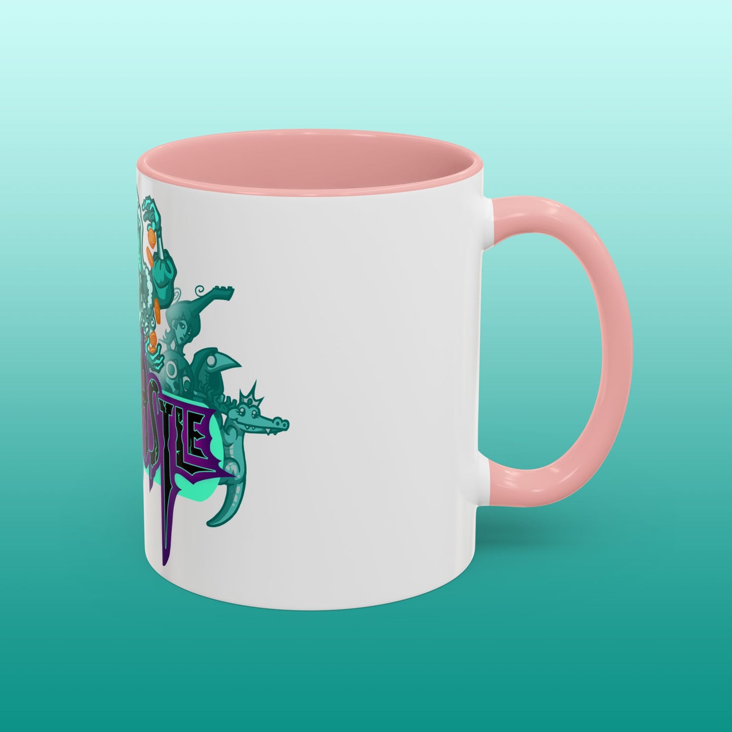 Spite Castle White Accent Mug