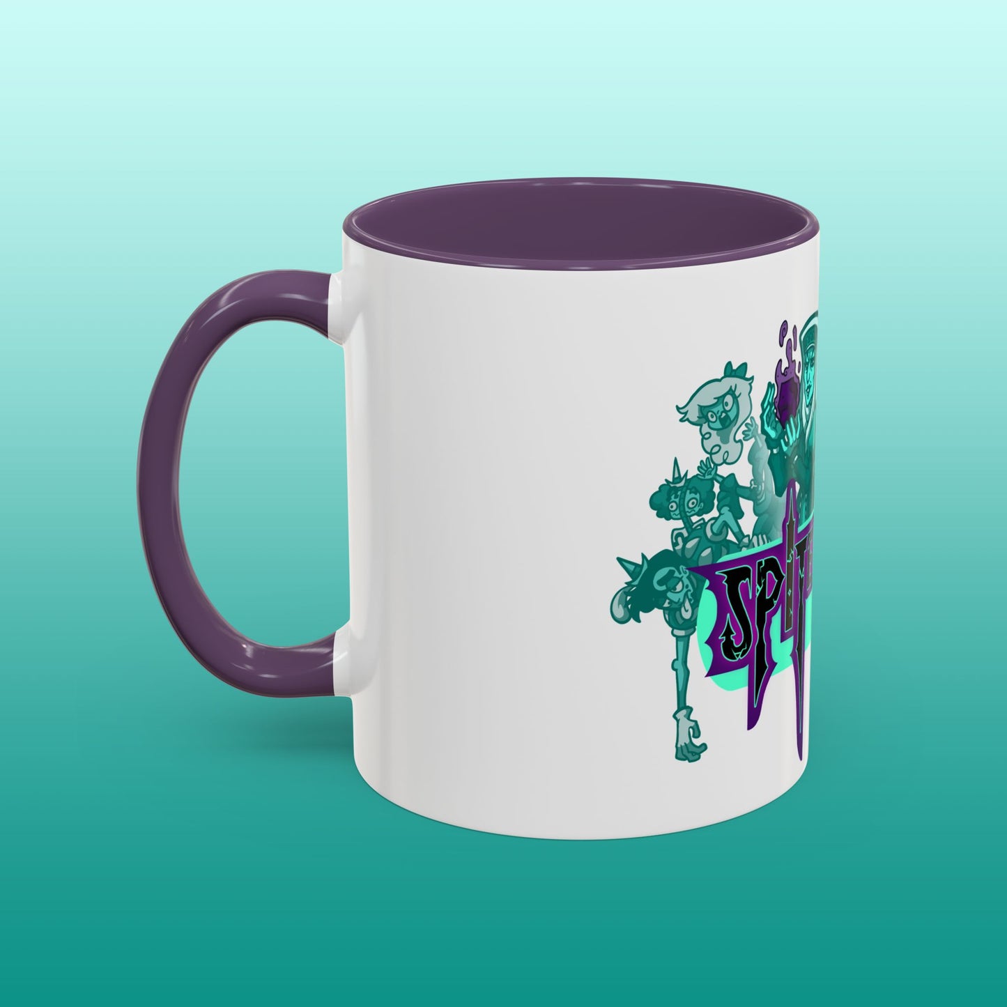 Spite Castle White Accent Mug