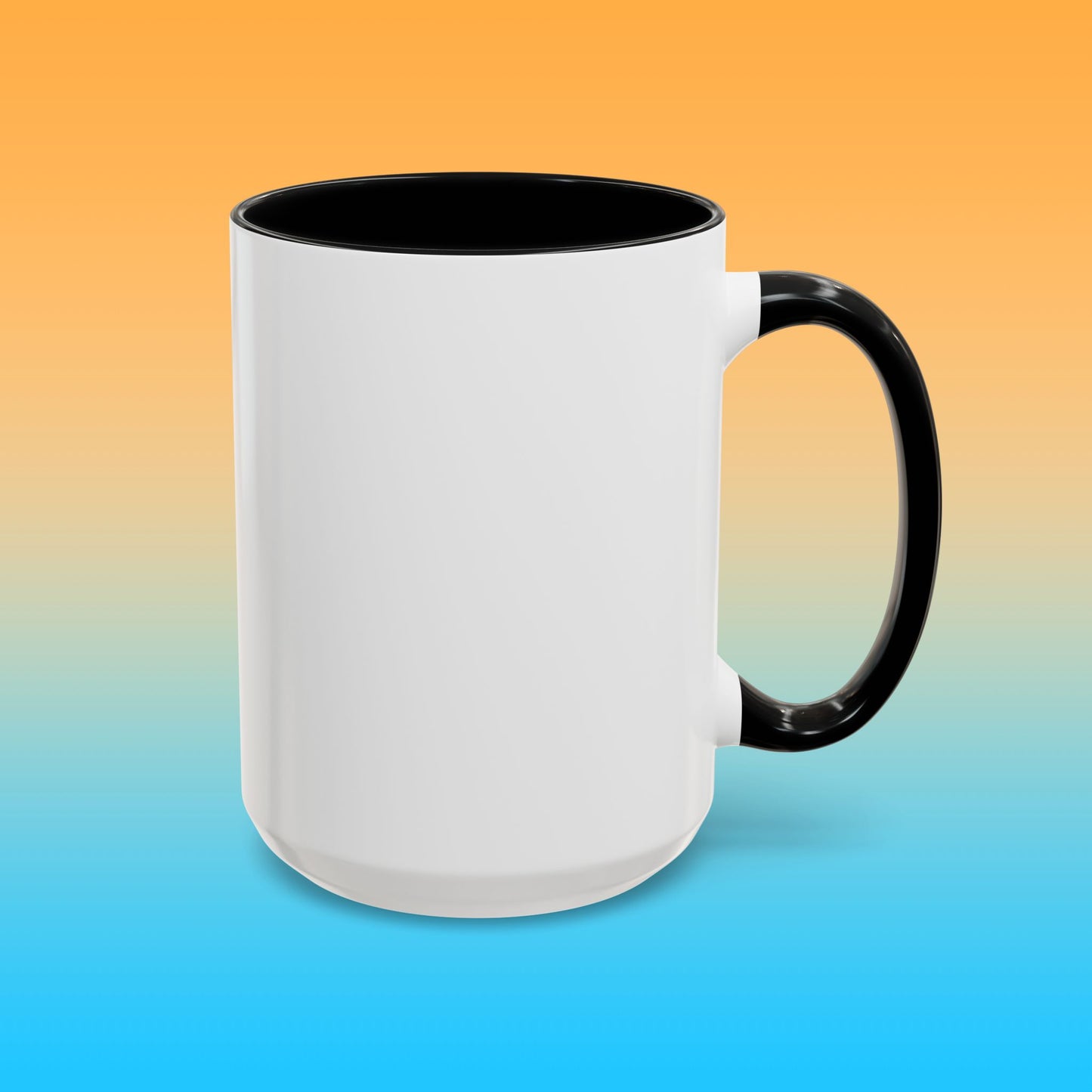 Fat Butters White Accent Mug