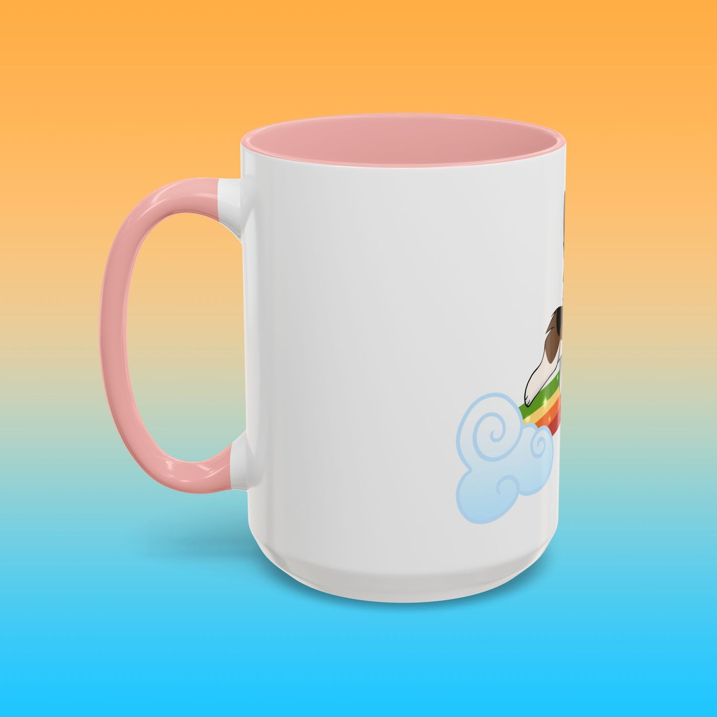Unicorngi White Accent Mug