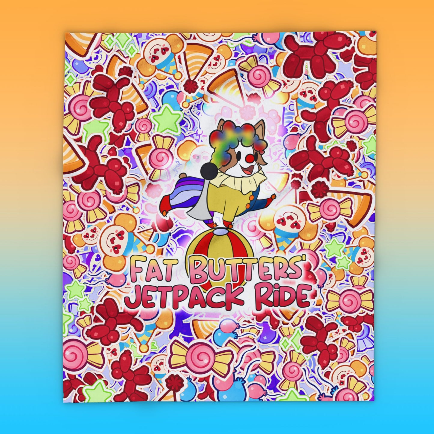 Clown Butters Fleece Blanket
