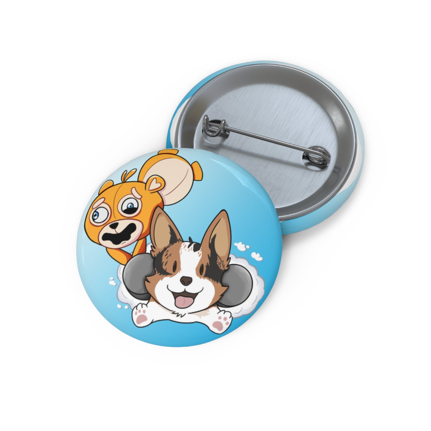 Fat Butters Pin Button