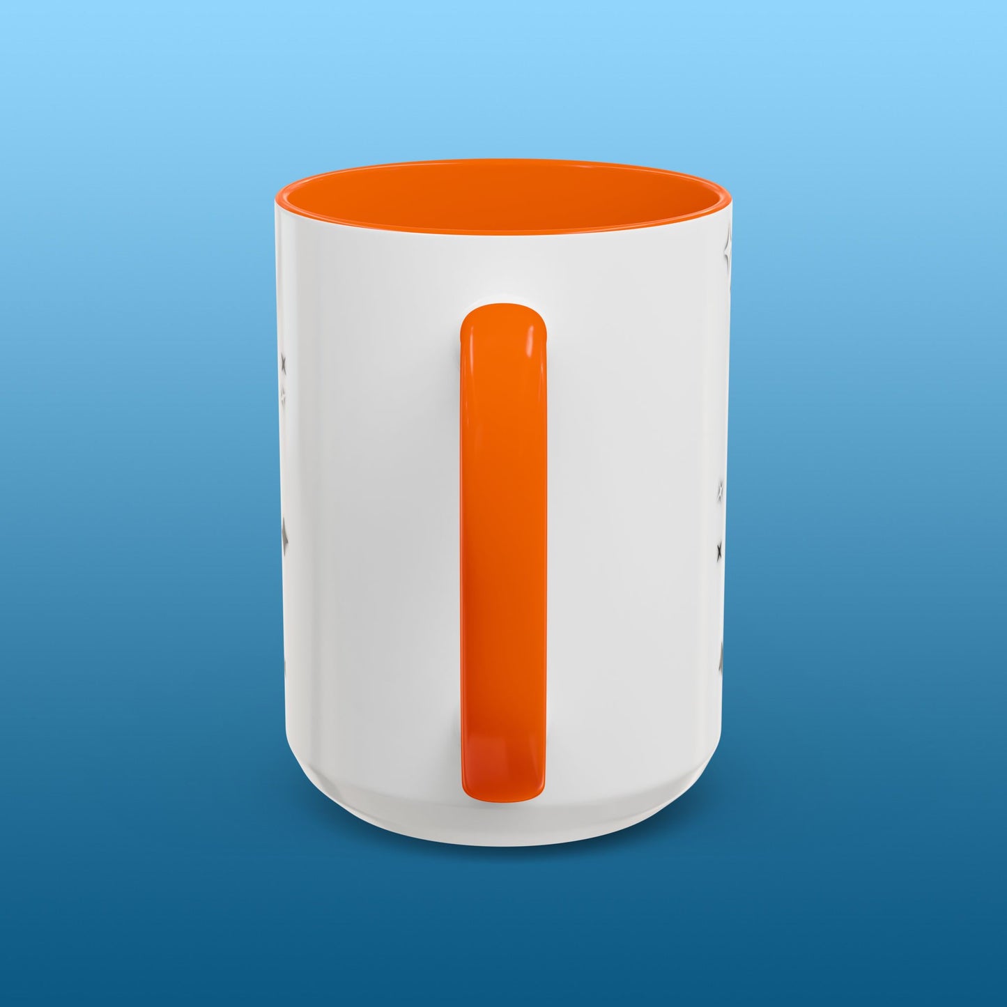 Simeck White Starry Accent Mug