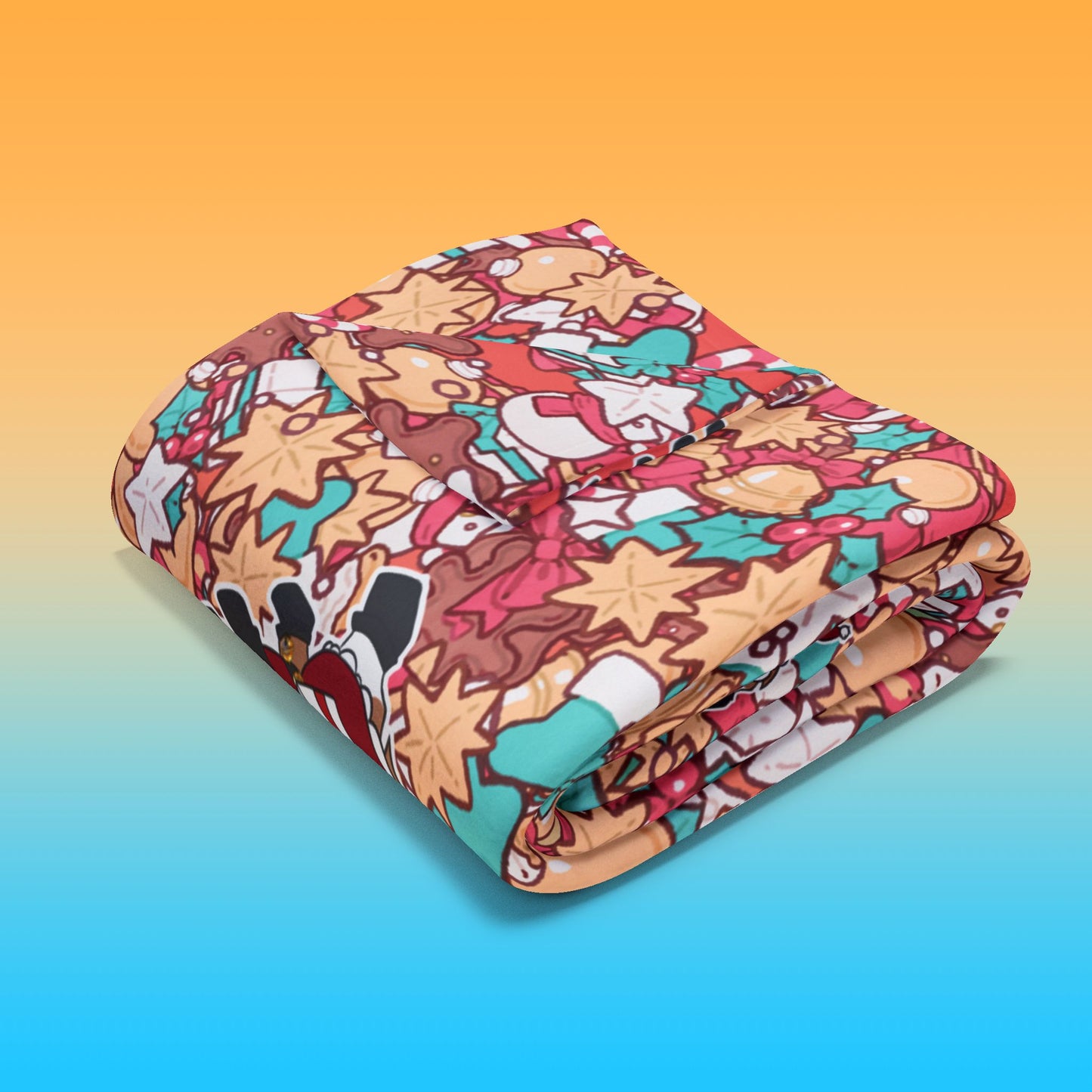 Santa Butters Fleece Blanket