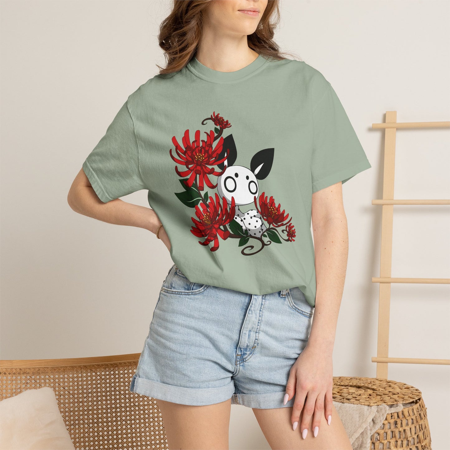 Red Flower T-shirt