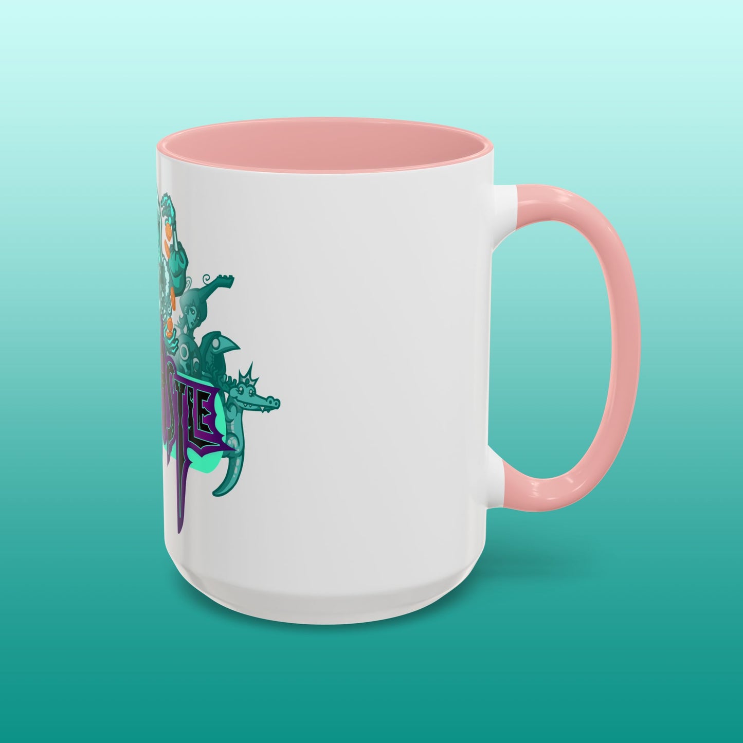 Spite Castle White Accent Mug