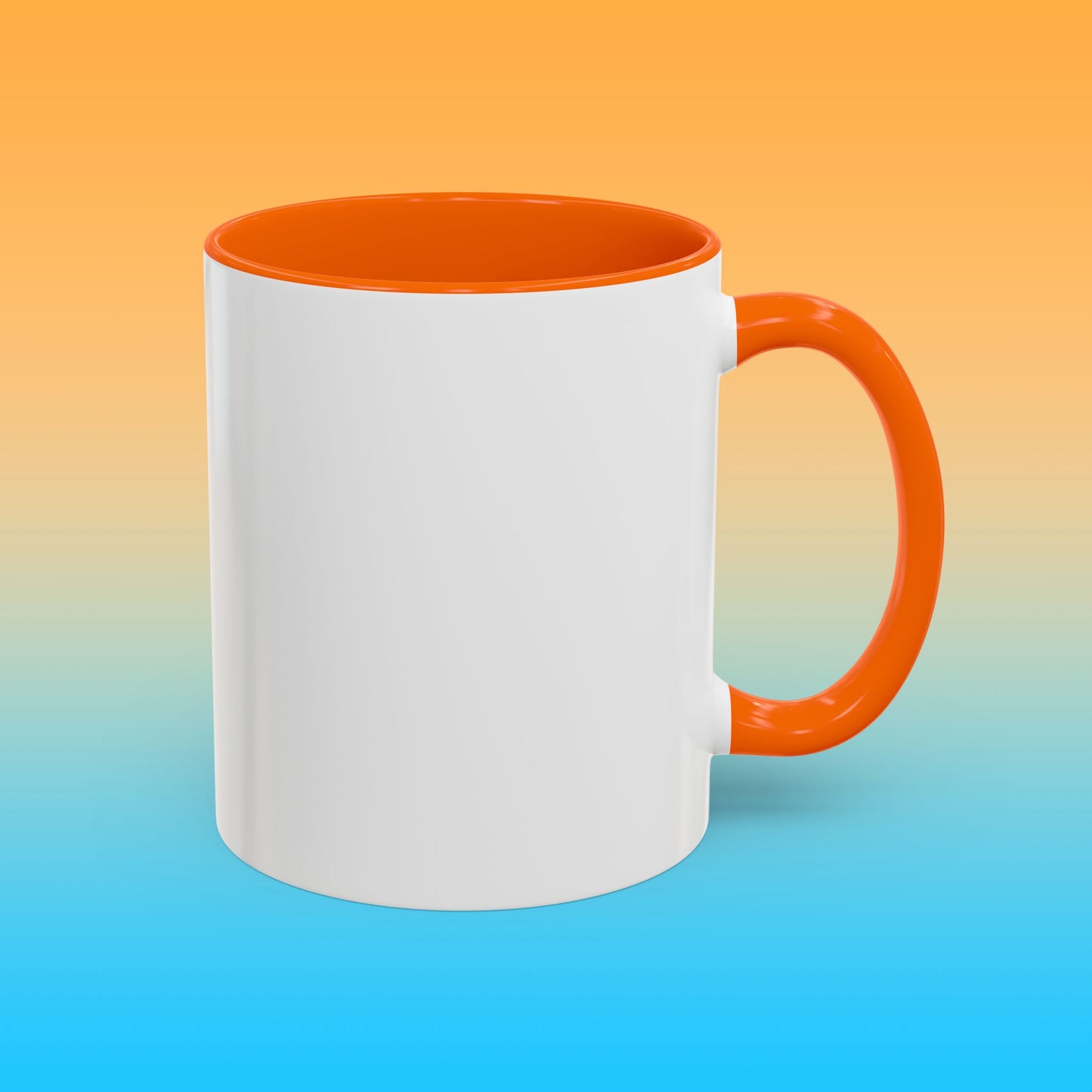 Fat Butters White Accent Mug