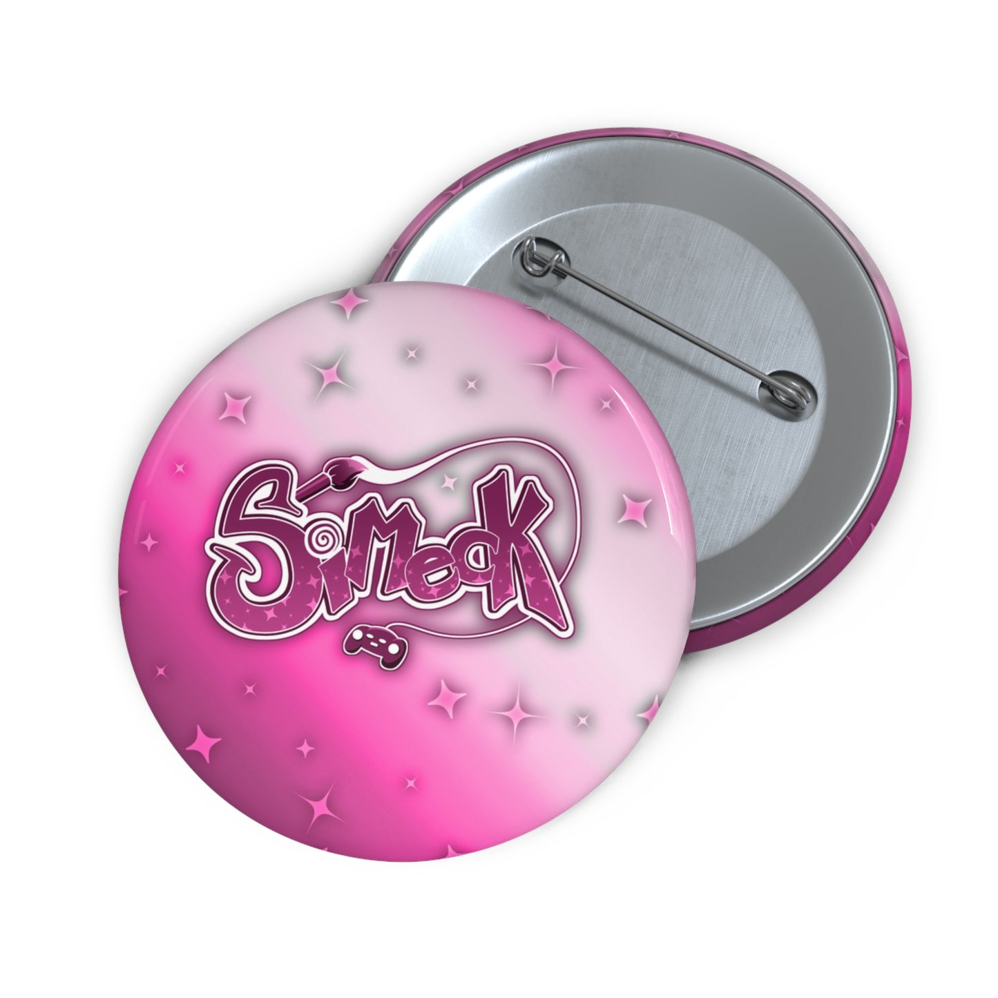 Simeck Pink Pin Button