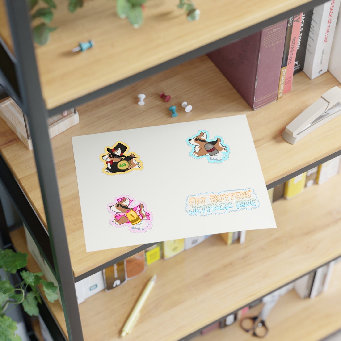 Pastel Butters Sticker Sheet