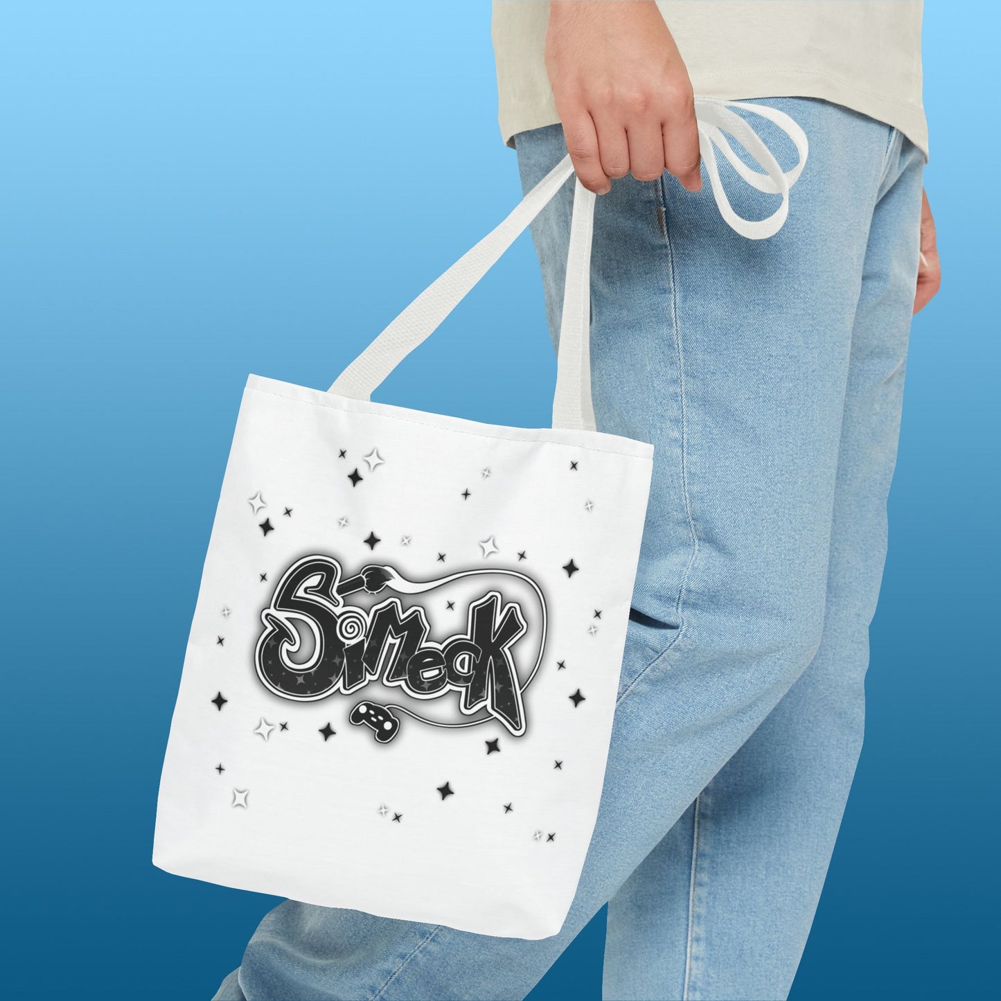 Simeck Black Tote Bag