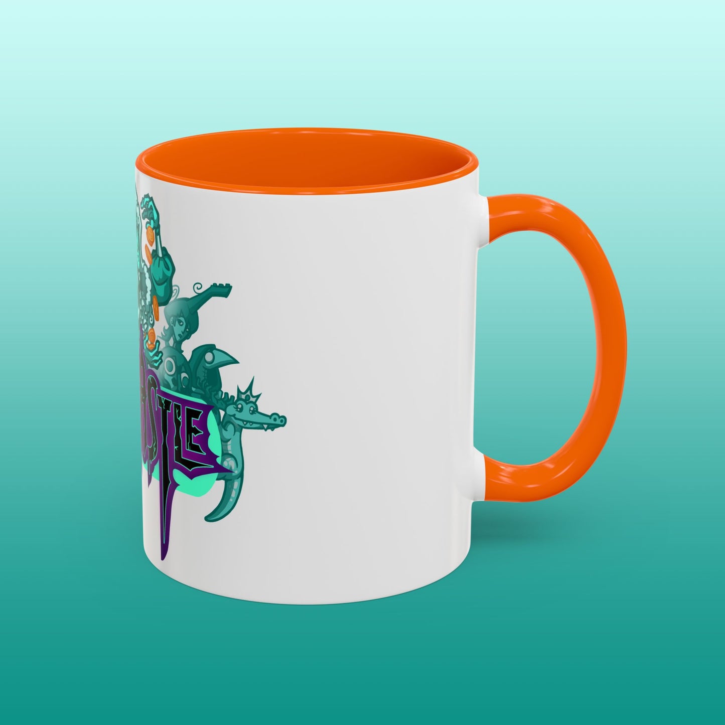 Spite Castle White Accent Mug