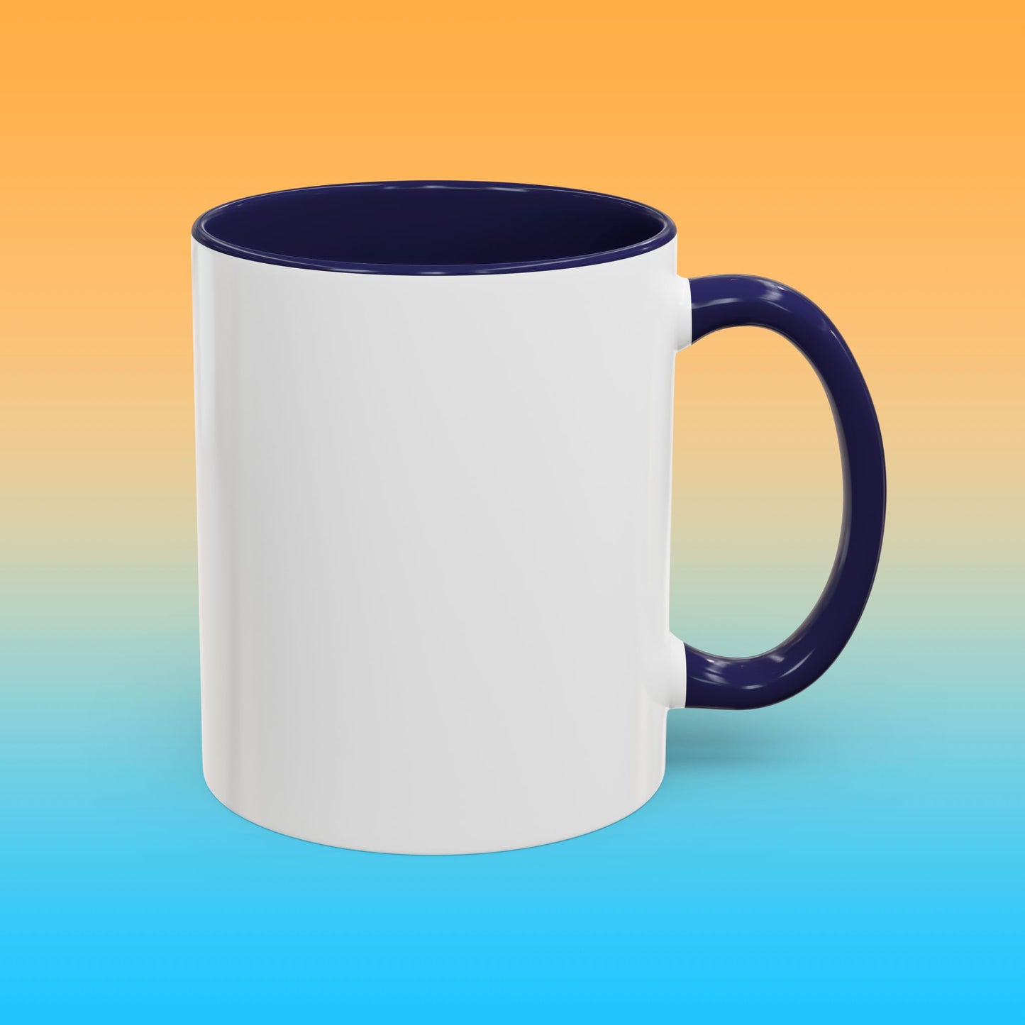 Fat Butters White Accent Mug