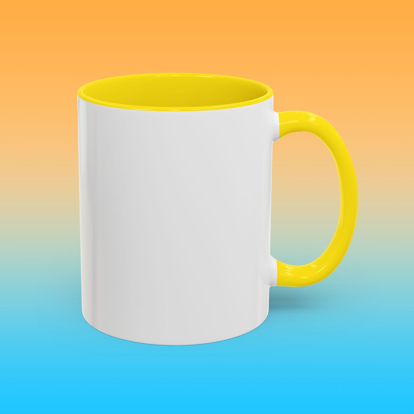 Fat Butters White Accent Mug