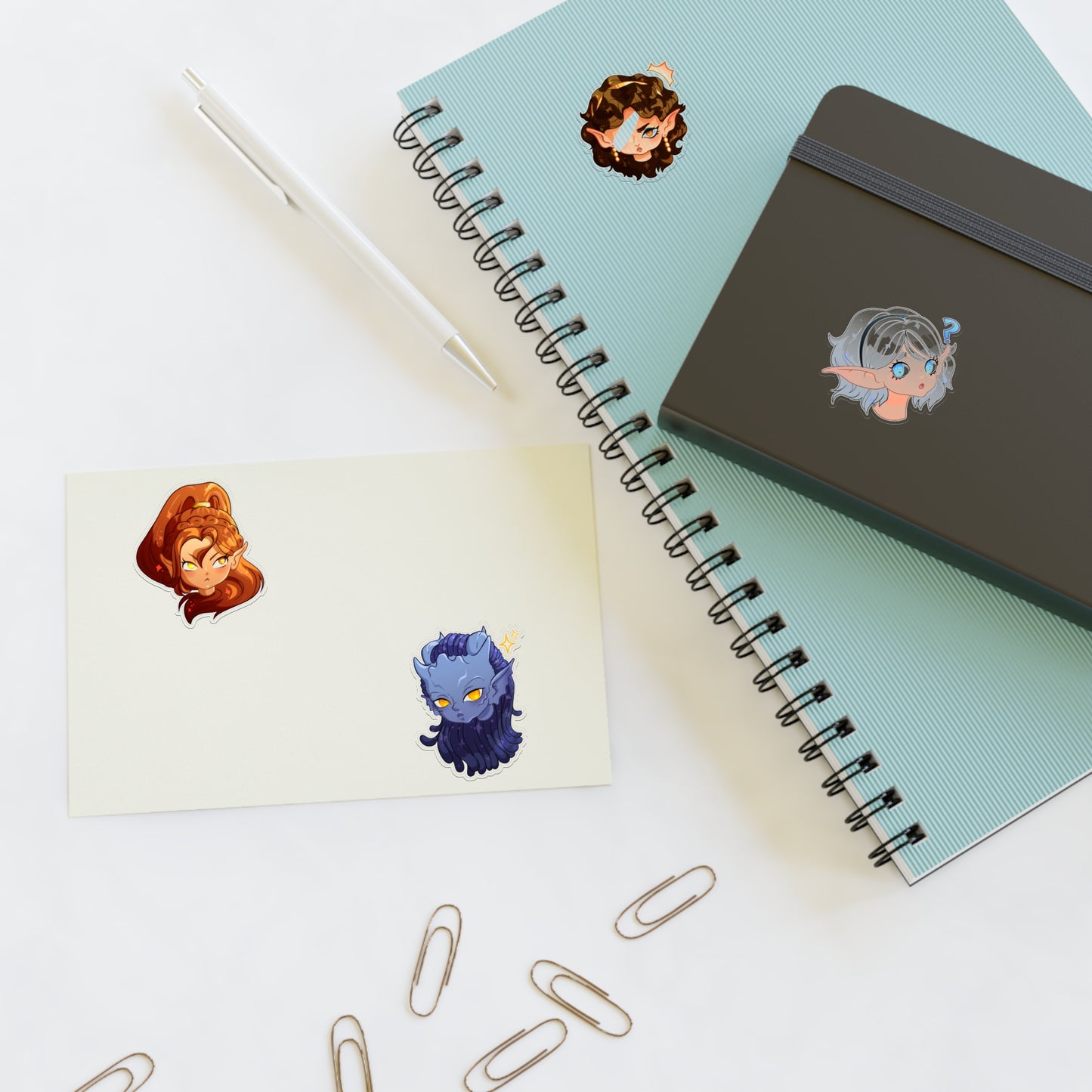 Chibi Girls From Lilak Sticker Sheet