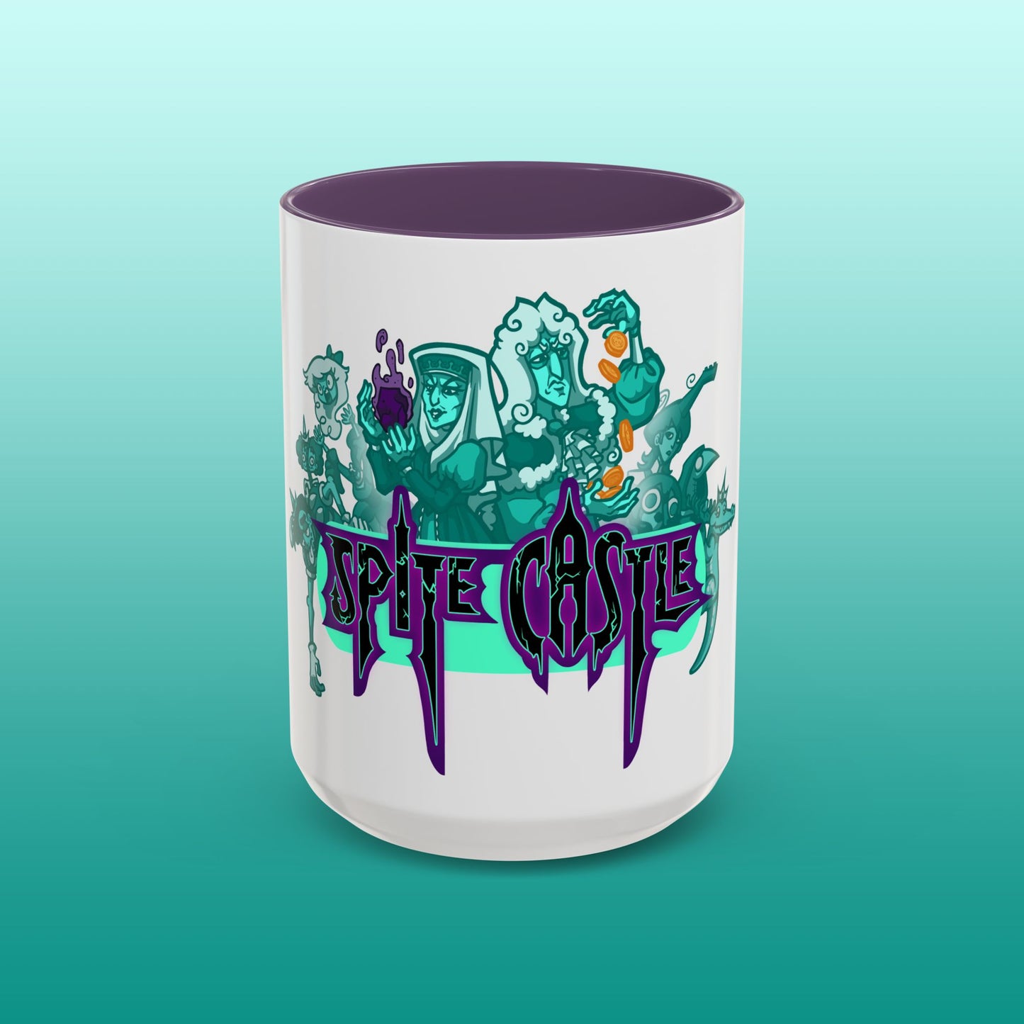 Spite Castle White Accent Mug