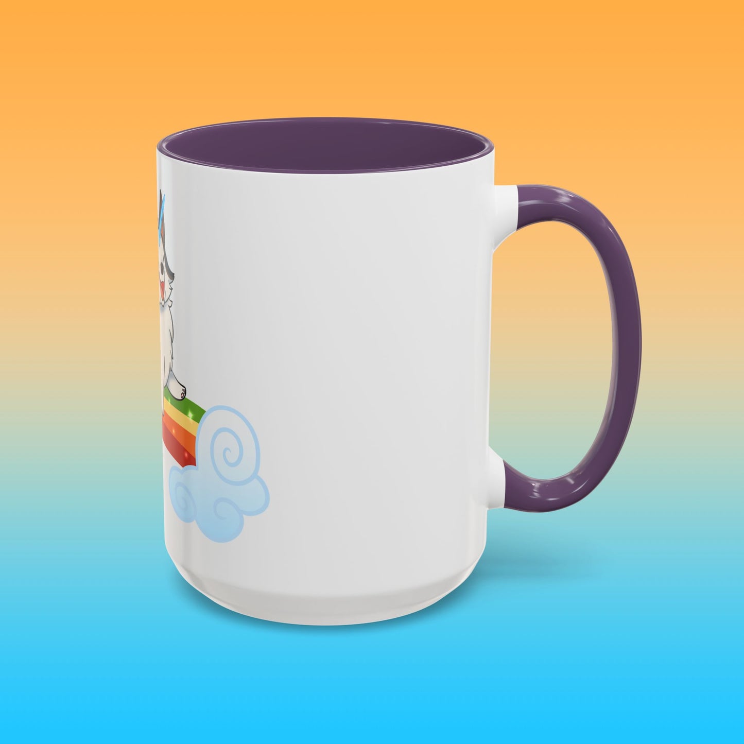 Unicorngi White Accent Mug