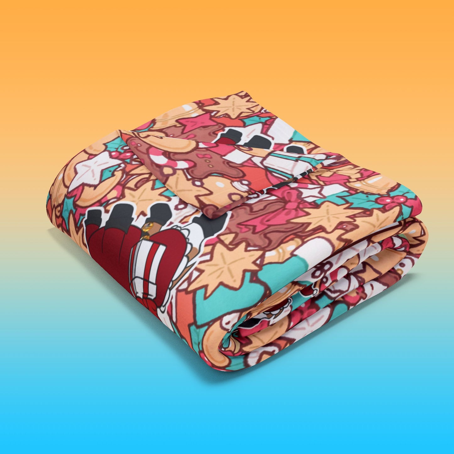 Santa Butters Fleece Blanket