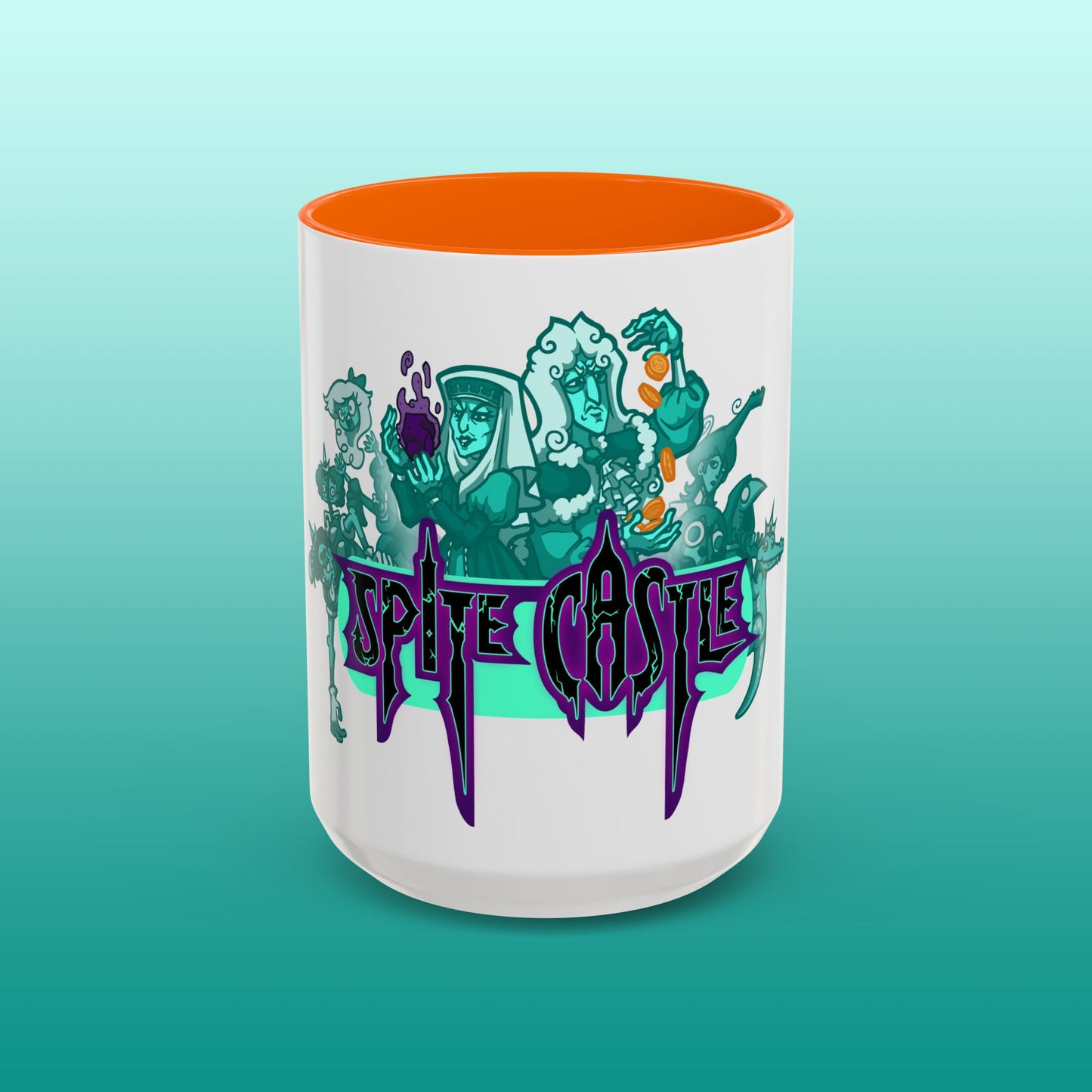 Spite Castle White Accent Mug