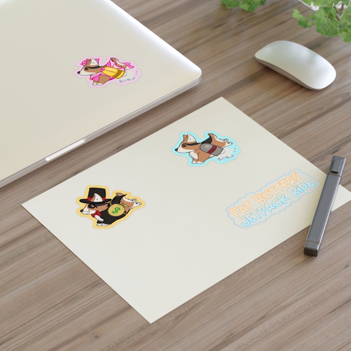 Pastel Butters Sticker Sheet