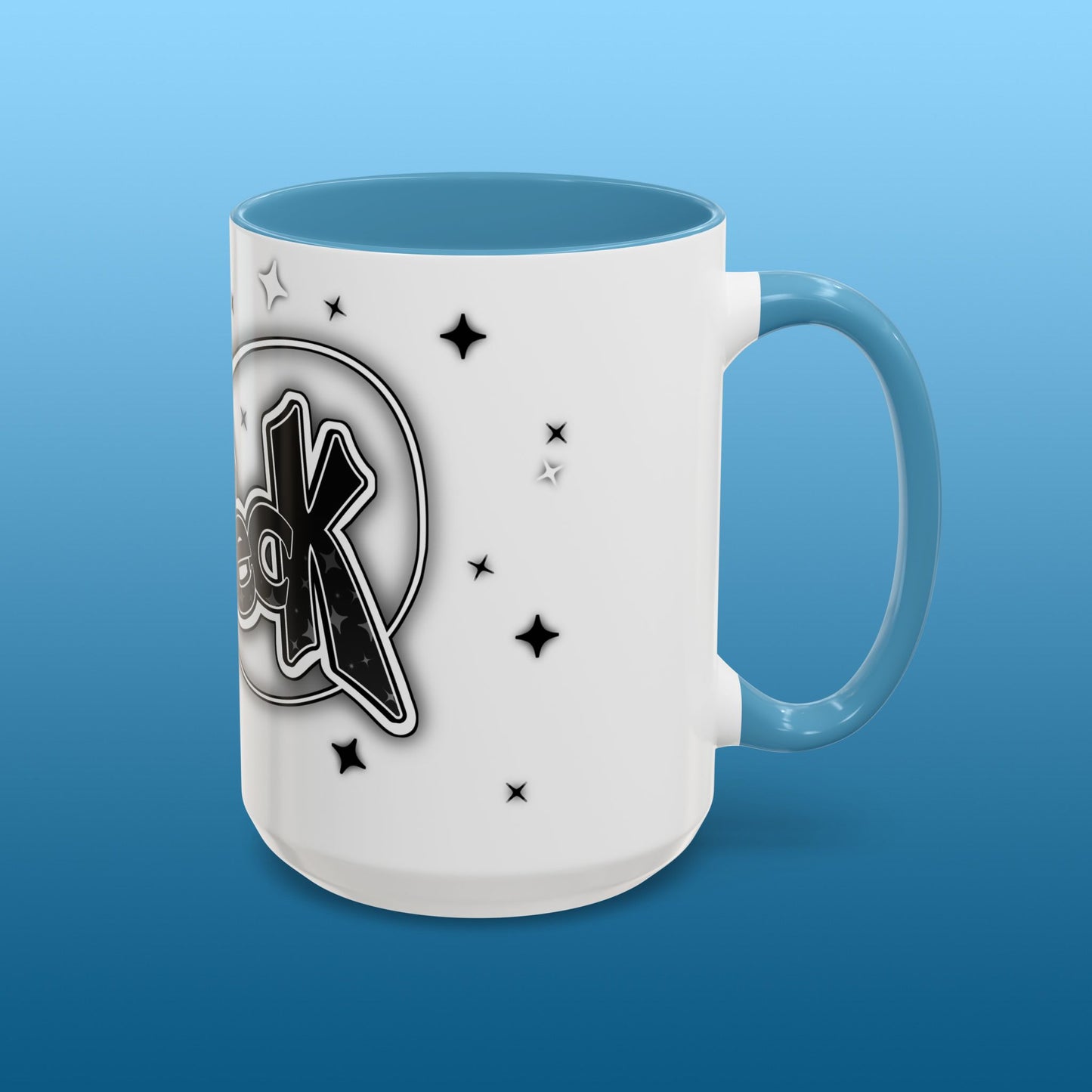 Simeck White Starry Accent Mug