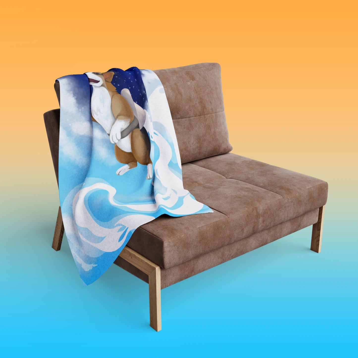 Fat Butters Fleece Blanket