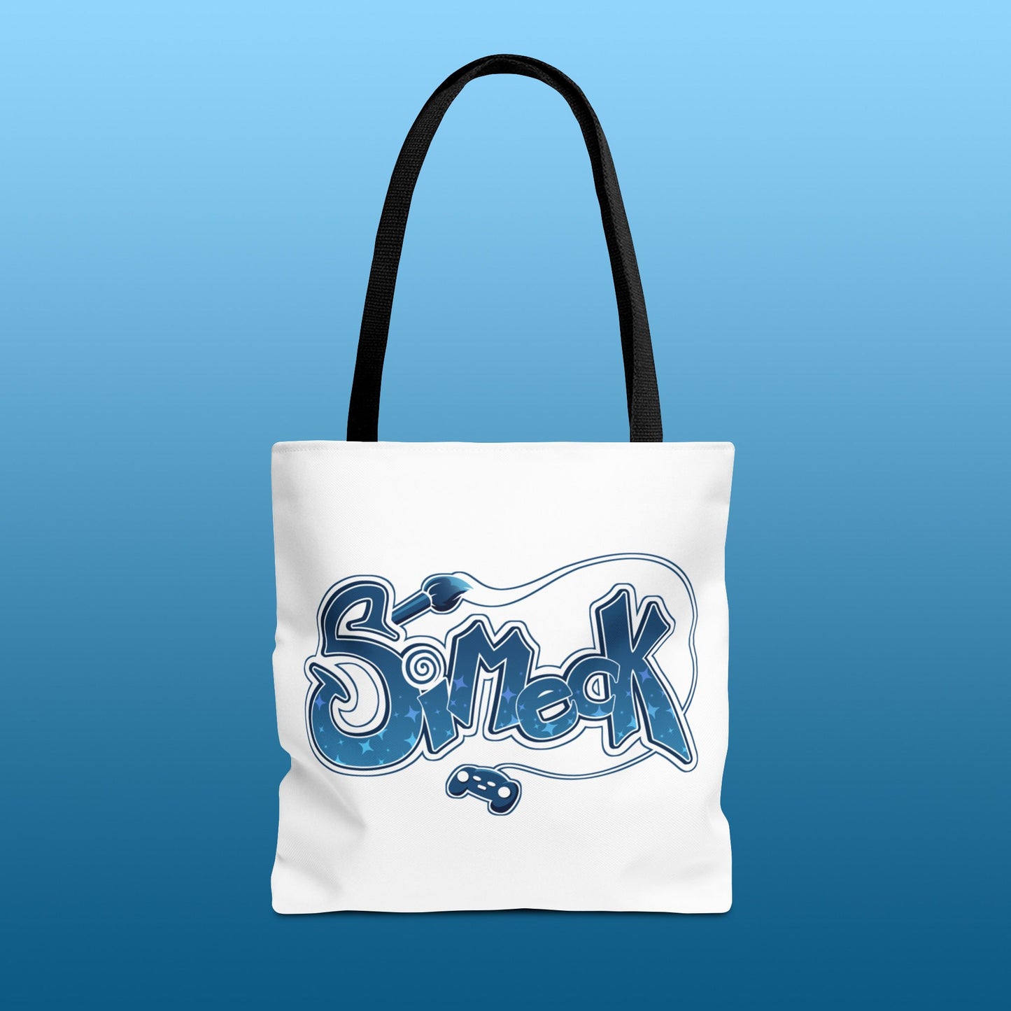 Simeck Blue Tote Bag