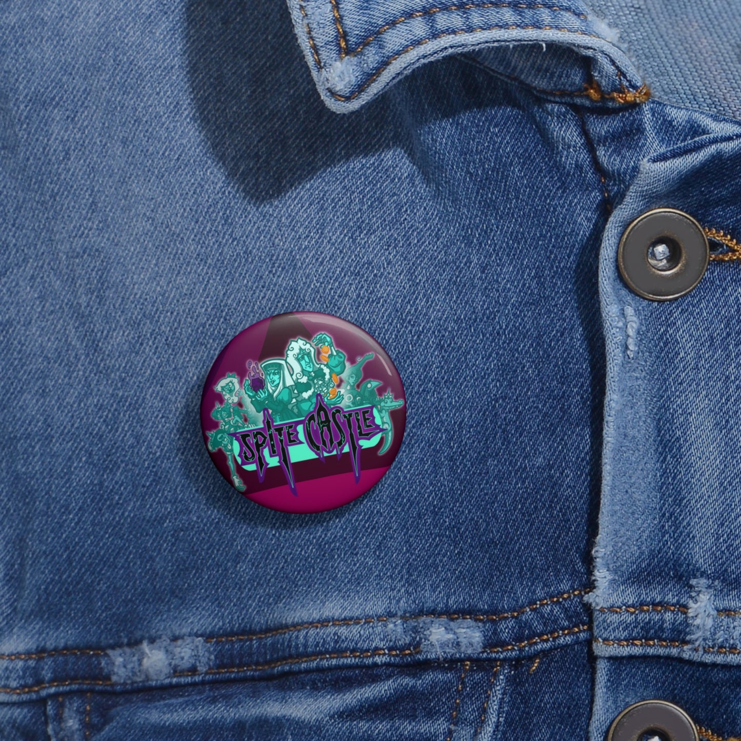Spite Castle Pin Button