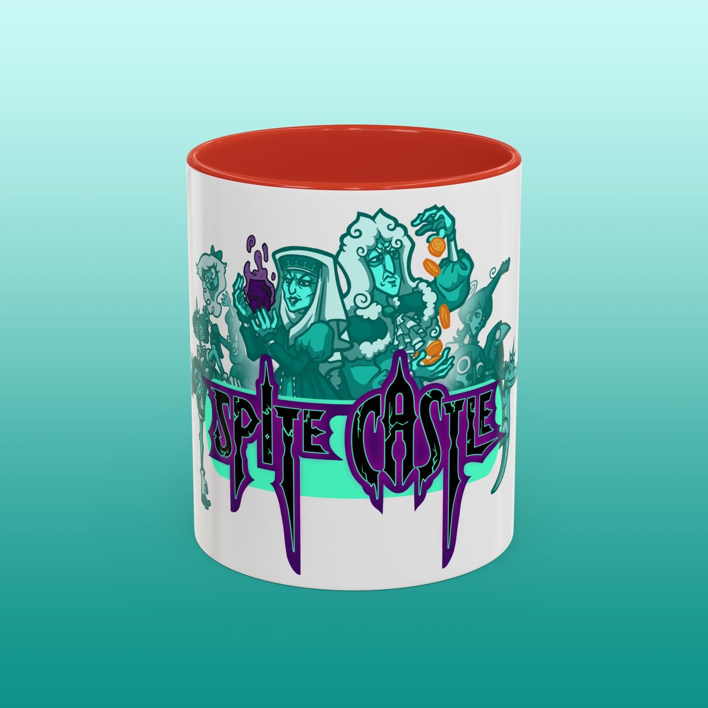 Spite Castle White Accent Mug