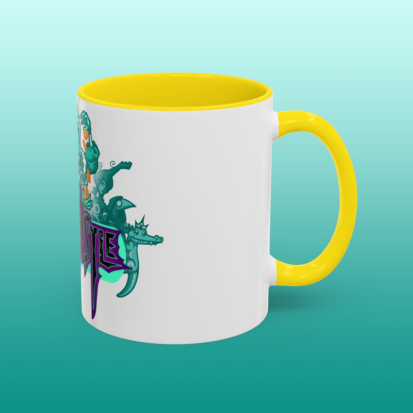 Spite Castle White Accent Mug