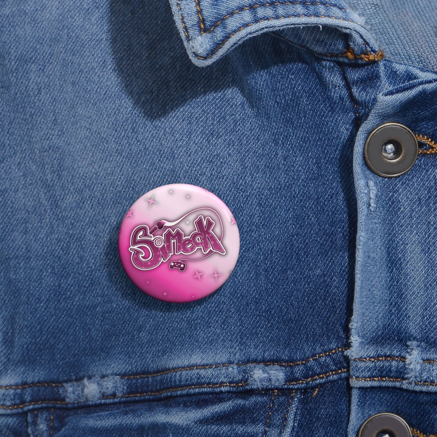 Simeck Pink Pin Button