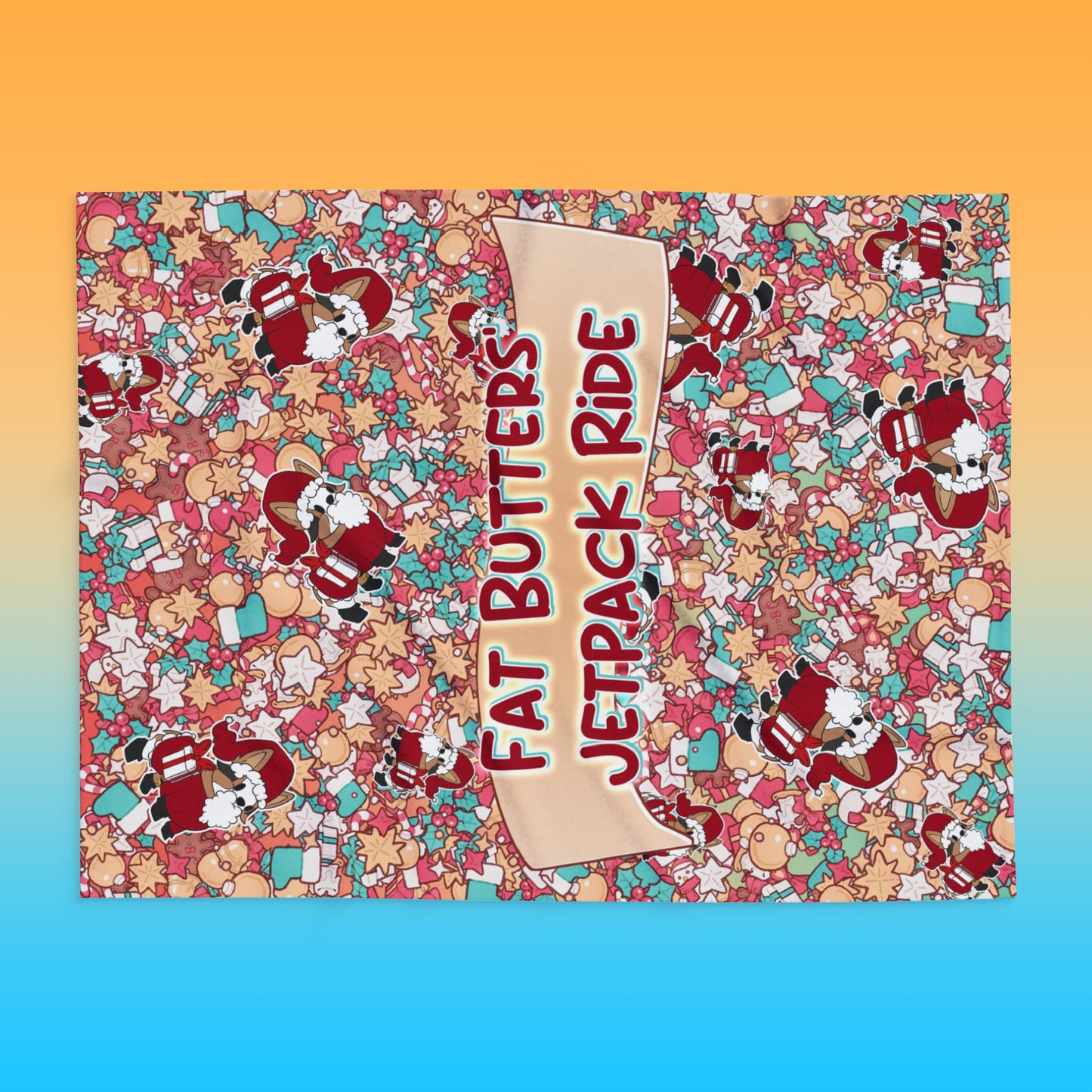 Santa Butters Fleece Blanket