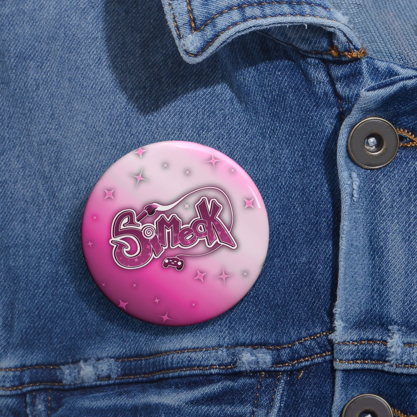 Simeck Pink Pin Button