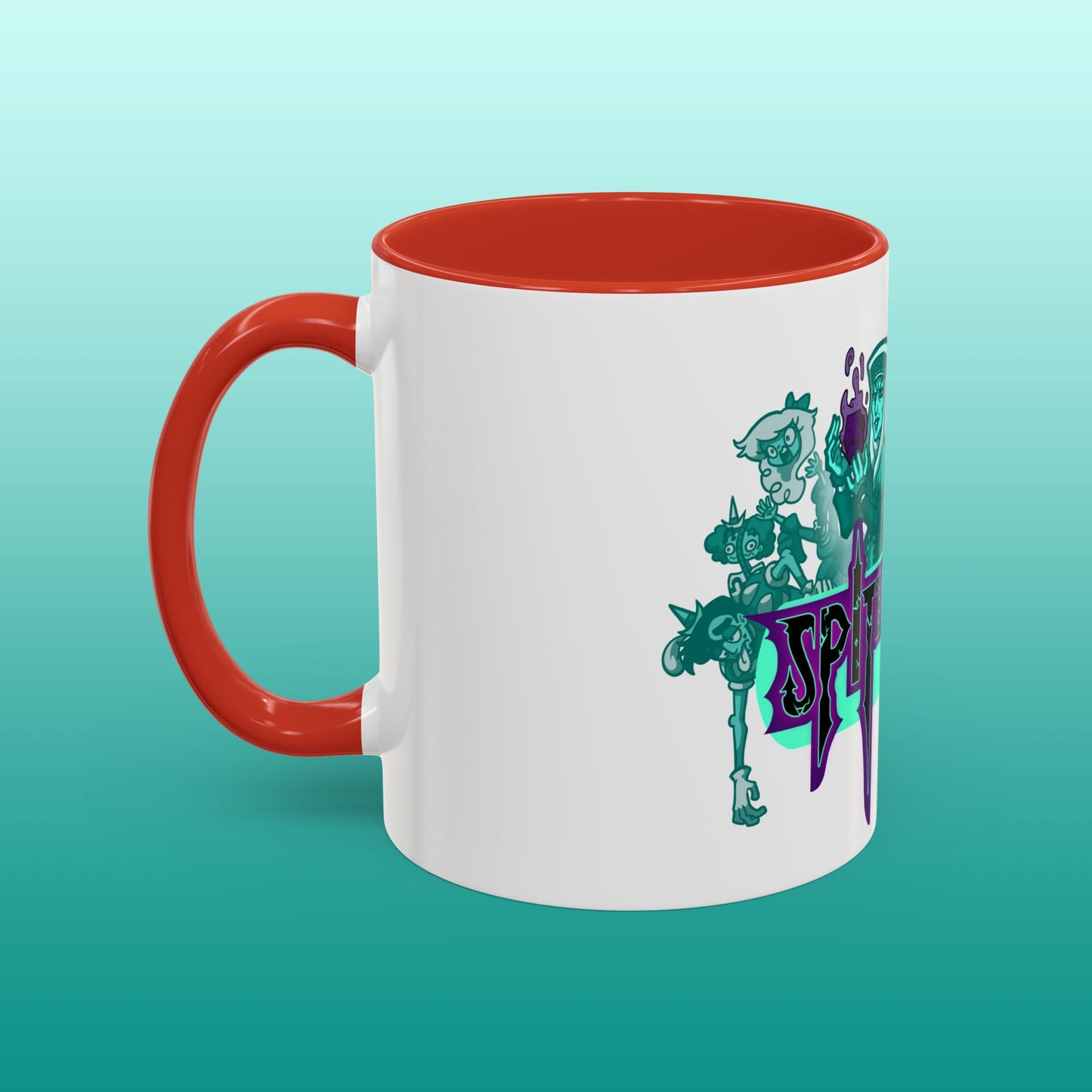 Spite Castle White Accent Mug