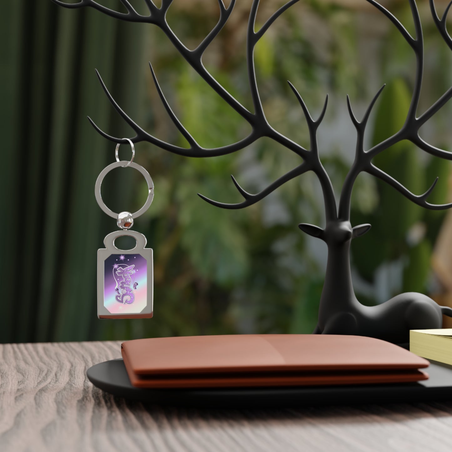 Simeck Amethyst Keyring