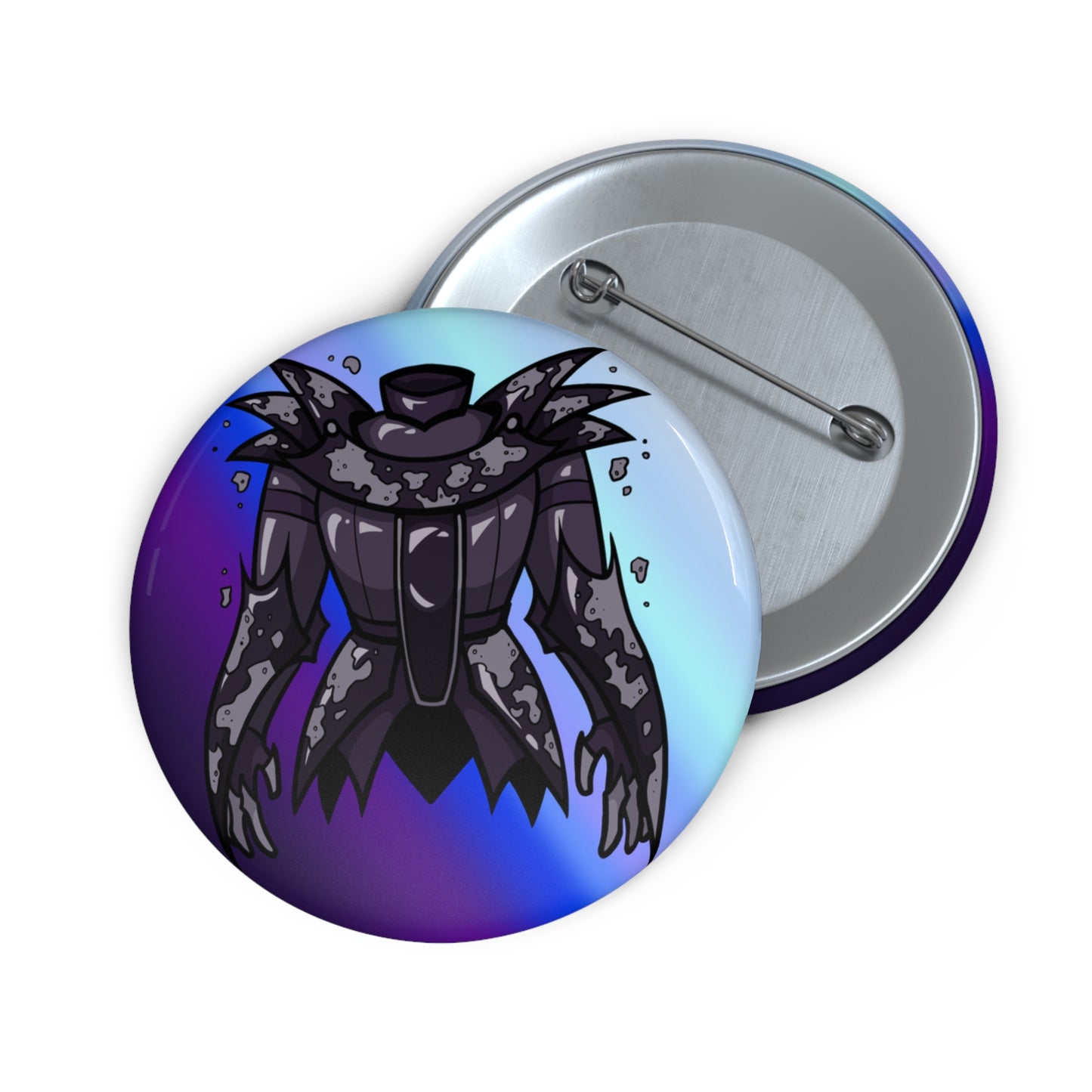 Ashen Mail of Spite Pin Button