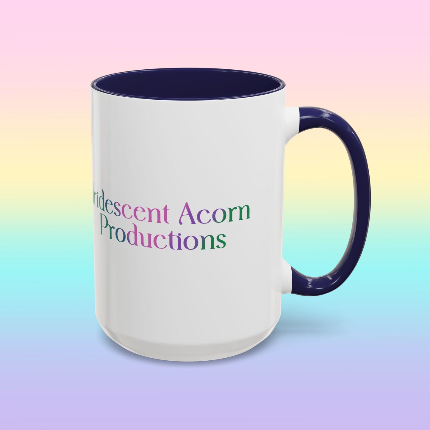 Iridescent Acorn Productions White Accent Mug