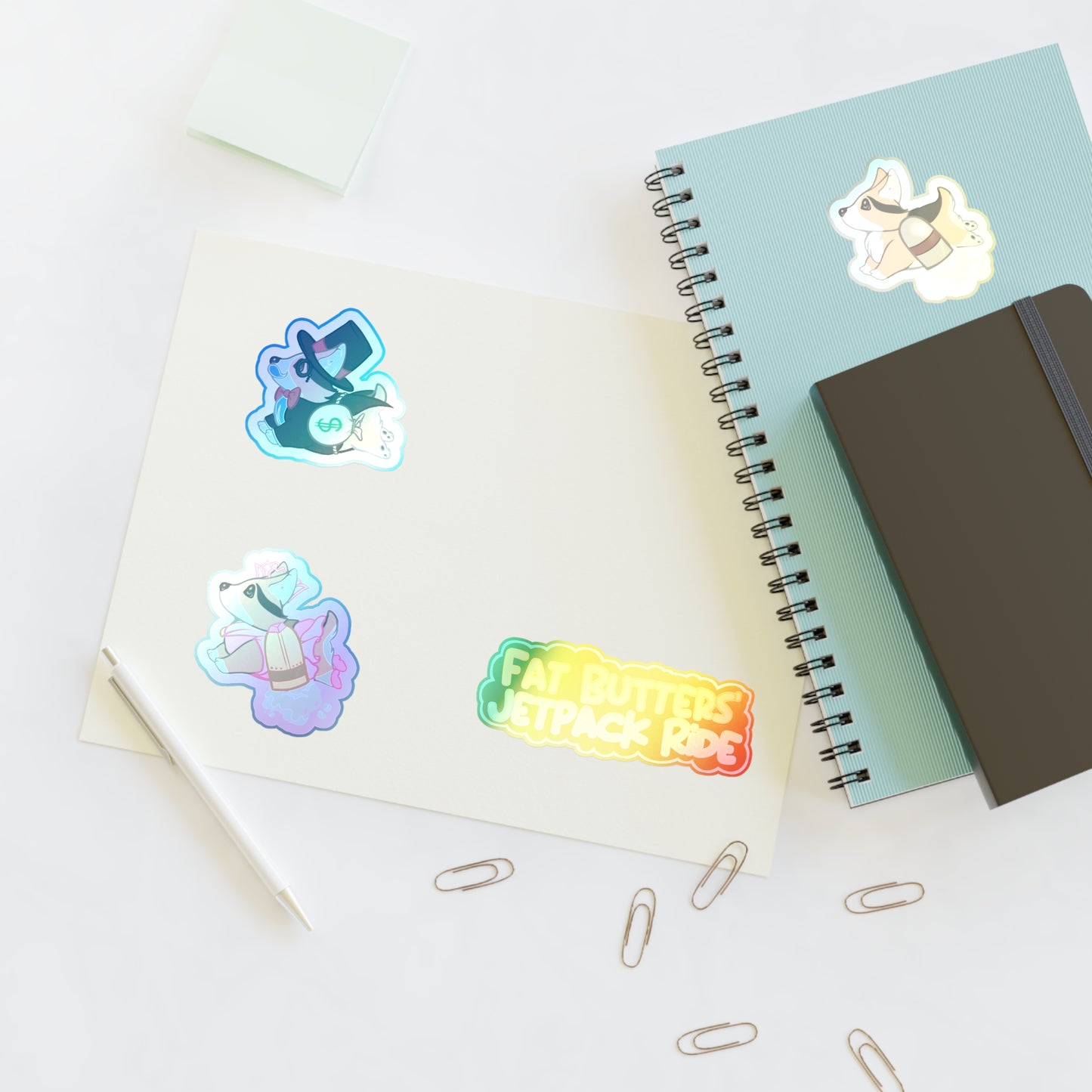 Pastel Butters Sticker Sheet