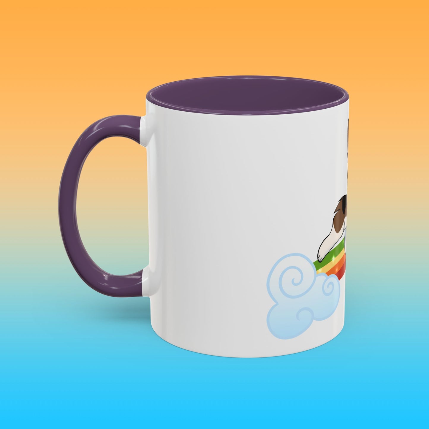 Unicorngi White Accent Mug