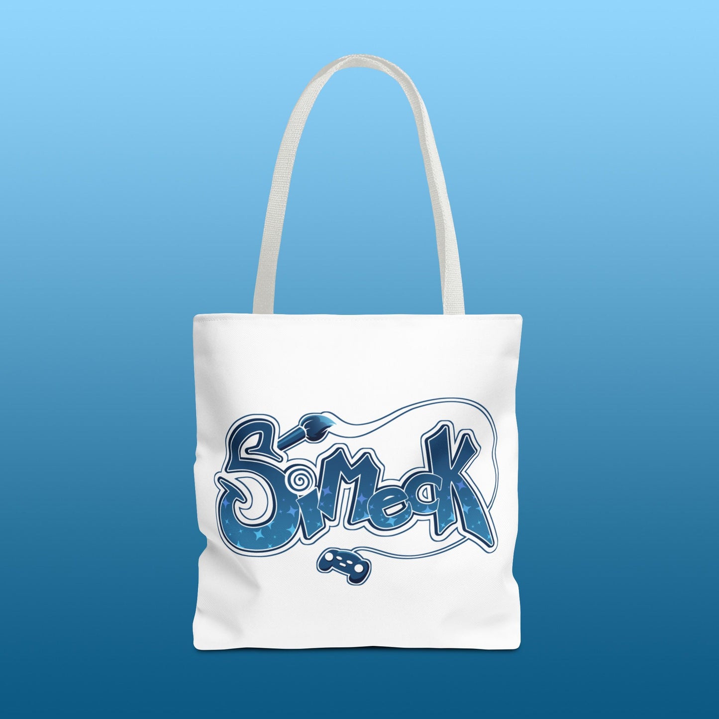 Simeck Blue Tote Bag