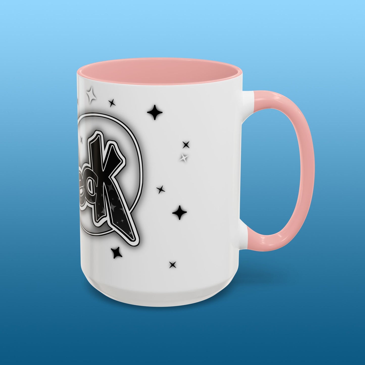Simeck White Starry Accent Mug