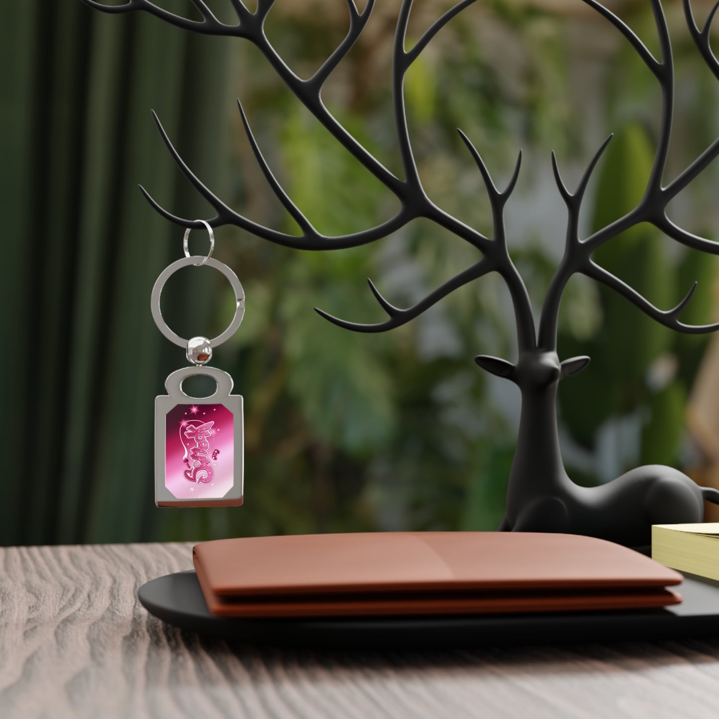 Simeck Pink Diamond Keyring